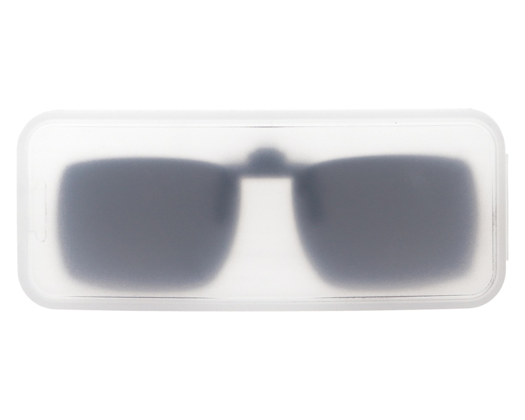 Suplemento sol abatible polarizado clip estético UV-400 rectangular
