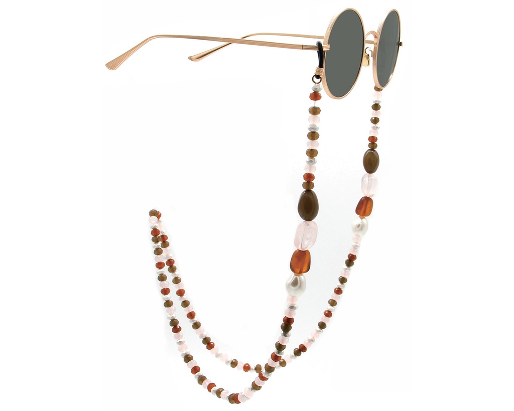 Cadena gafas cuentas Ega