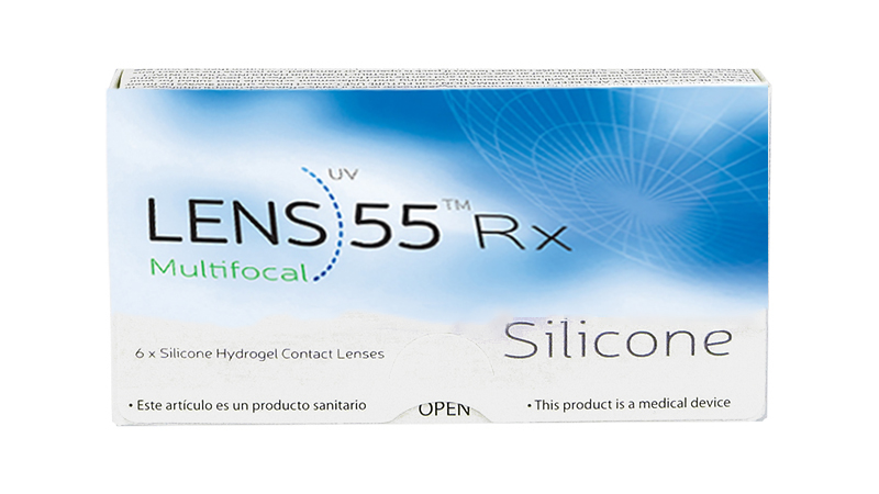 Lens 55 Silicone Multifocal 3 pk Servilens
