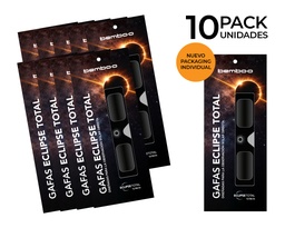 [ECL-PI10] Pack 10 gafas eclipse homologadas ISO12312-2 (packaging PREMIUM)