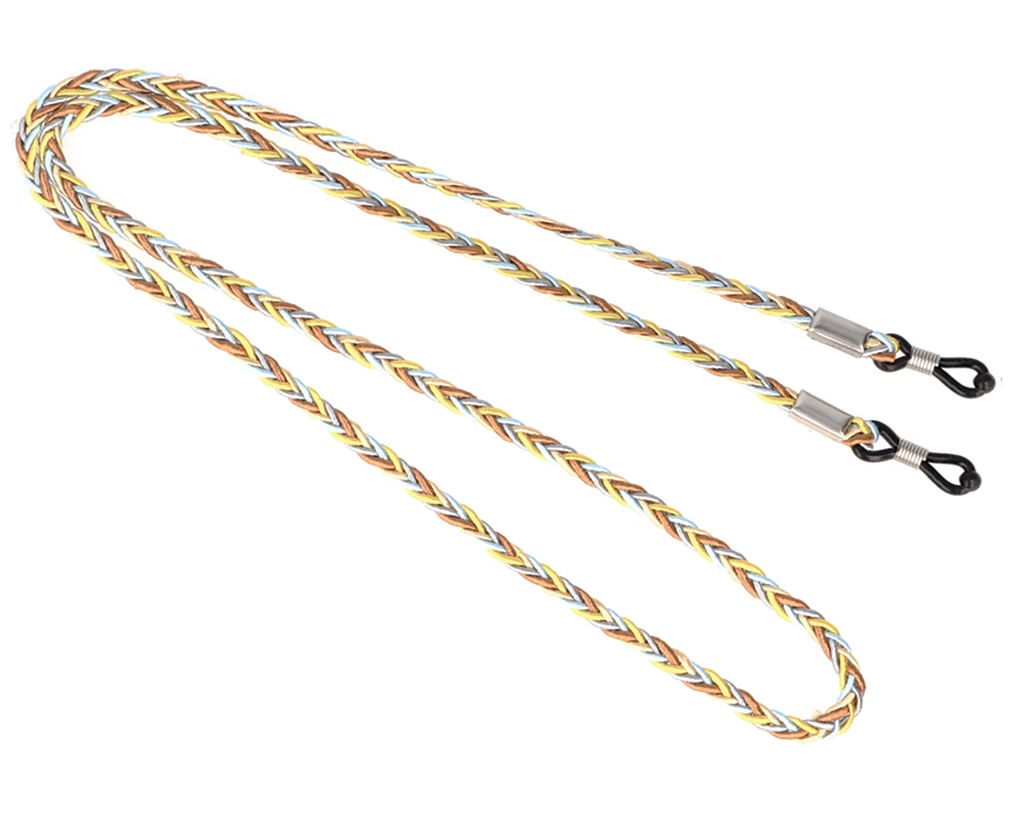 Cordón gafas algodón trenzado Hermes