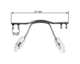 Puente titanio tipo Silhouette (1ud)